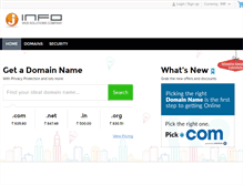 Tablet Screenshot of domains.jinfo.net