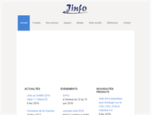 Tablet Screenshot of jinfo.ch